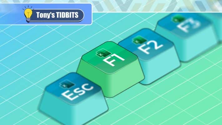 Bí Mật Phím F1 Trong Excel