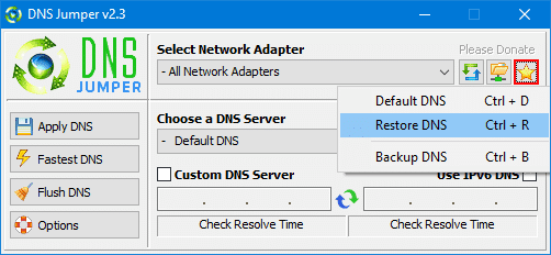 DNS Jumper: Công cụ đổi DNS miễn phí