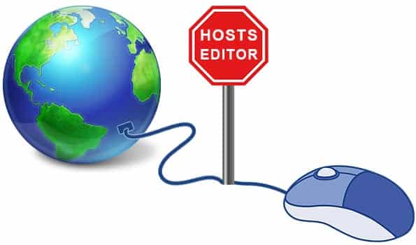 Giao diện chính của Bluelife Hosts Editor