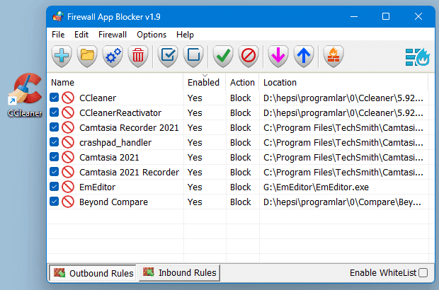 Firewall App Blocker (Fab): Cách Chặn Mọi Phần Mềm Kết Nối Internet Dễ Dàng