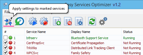 Tắt Service không cần thiết an toàn Hướng dẫn sử dụng chi tiết Easy Service Optimizer