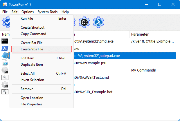 Tạo file bat hoặc vbs để tự động hóa tác vụ