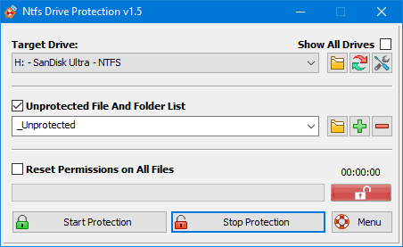 drive protection no protection