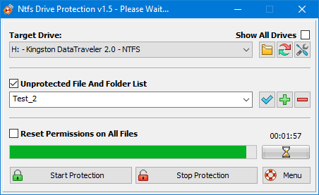 NTFS Drive Protection: Bí mật bảo vệ USB