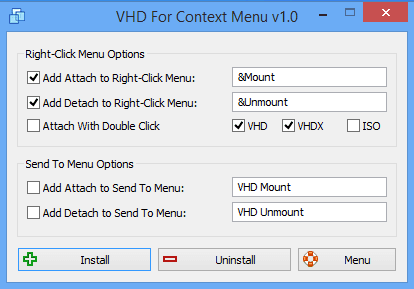Mount VHD/ISO Nhanh Gọn Với VHD Context
