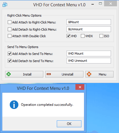 Mount VHD/ISO Nhanh Gọn Với VHD Context