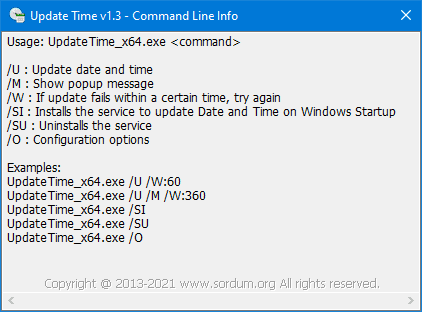 Correct Time zone via Cmd