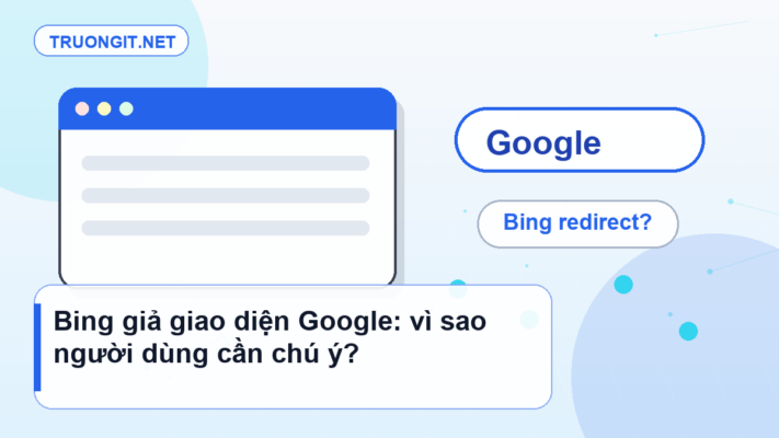 Bing giả giao diện Google