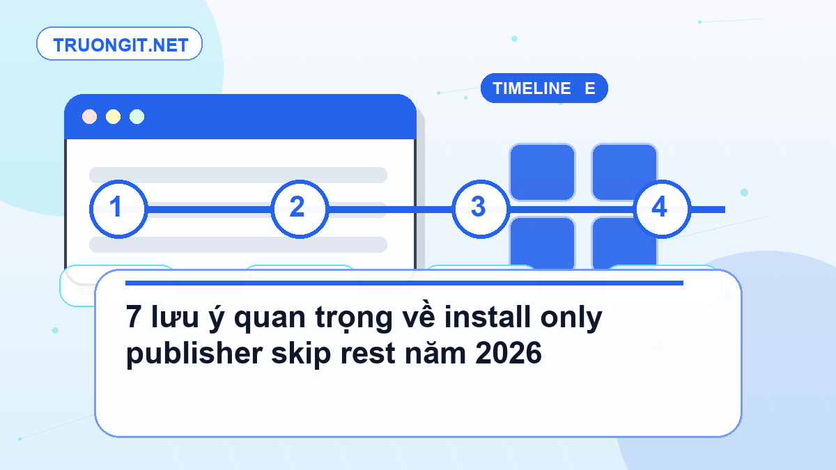 install only publisher skip rest